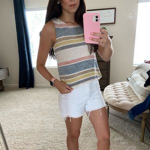 Multi color top worn once.